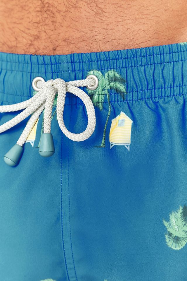 Oiler & Boiler Tuckernuck Blue Beach Print Swim Shorts #4
