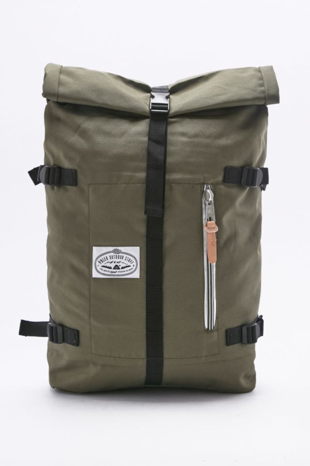 Poler Outdoor Stuff Olive Rolltop Backpack