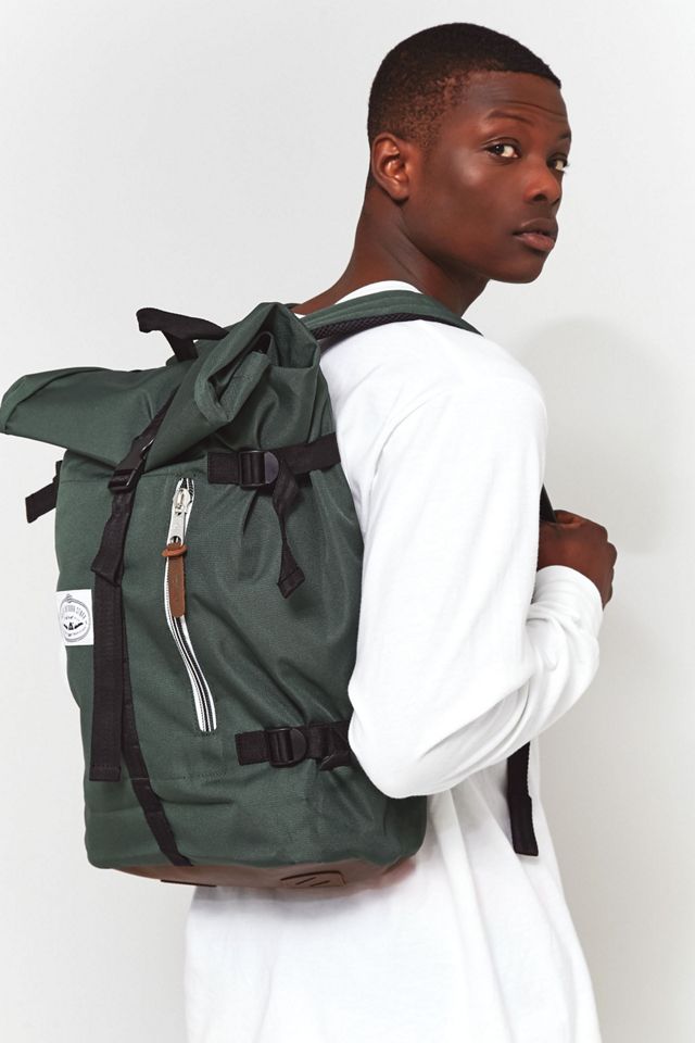 Poler Classic Rolltop Backpack Petrol Blue Black