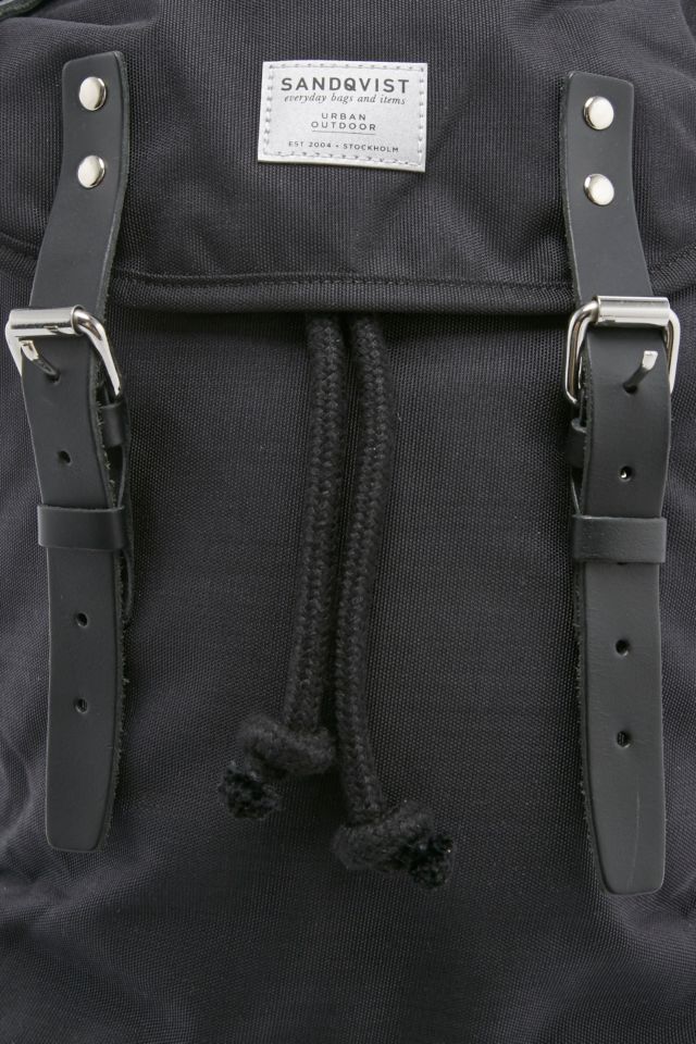 Sandqvist Alva Black Backpack  Black backpack, Urban outfitters, Backpacks