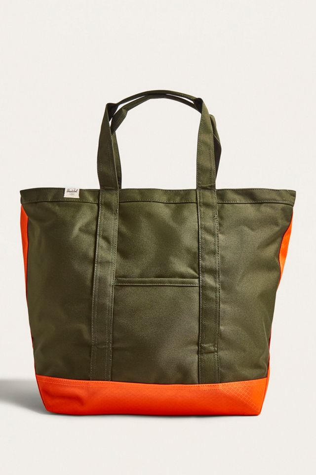 Herschel Supply Bamfield Forest and Orange Tote Bag Urban
