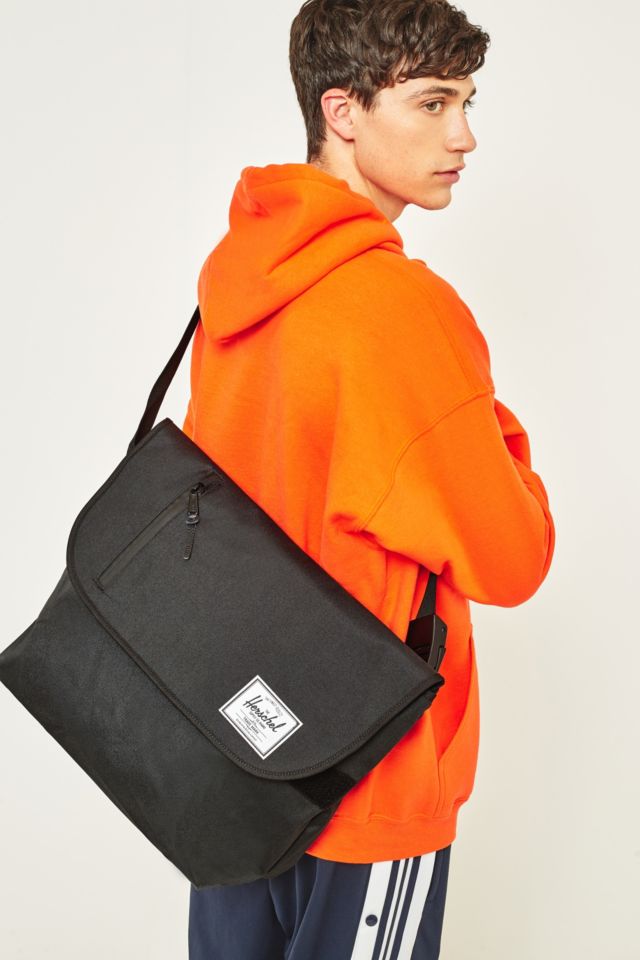 Herschel Supply Co. Odell Black Messenger Bag Urban Outfitters UK