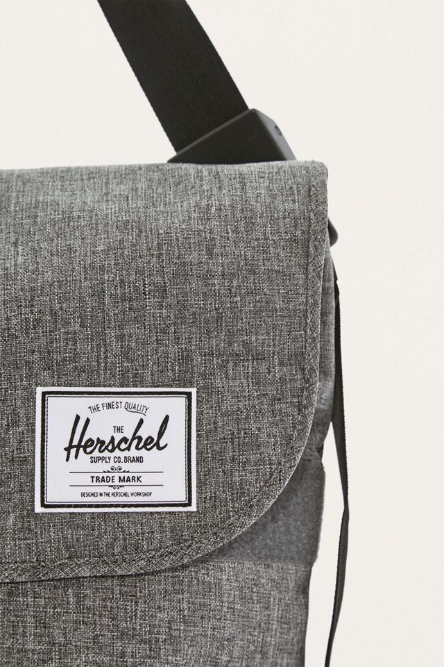 Herschel Supply Co. Odell Raven Crosshatch Messenger Bag Urban