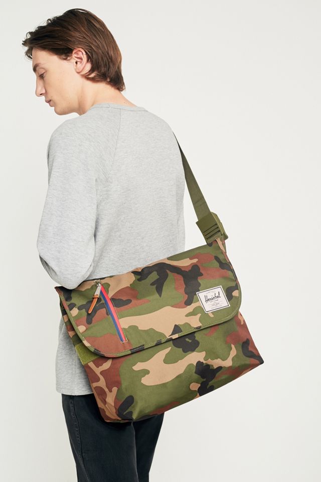 Herschel Supply Co. Odell Woodland Camo Messenger Bag #1