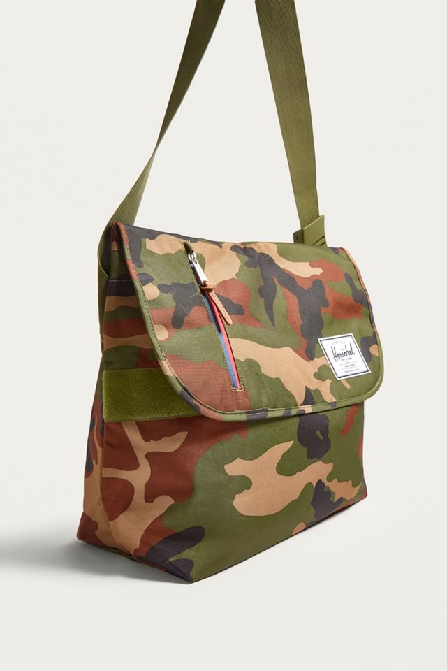Herschel Supply Co. Odell Woodland Camo Messenger Bag #4
