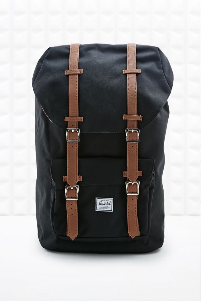 Herschel Supply co. „Little America" Schwarzer Rucksack