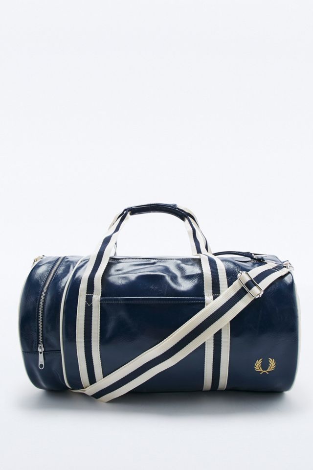 Fred Perry Classic Navy Barrel Bag