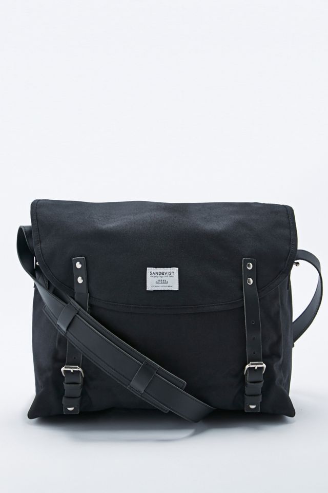 Sandqvist Erik Messenger Bag in Black Urban Outfitters UK