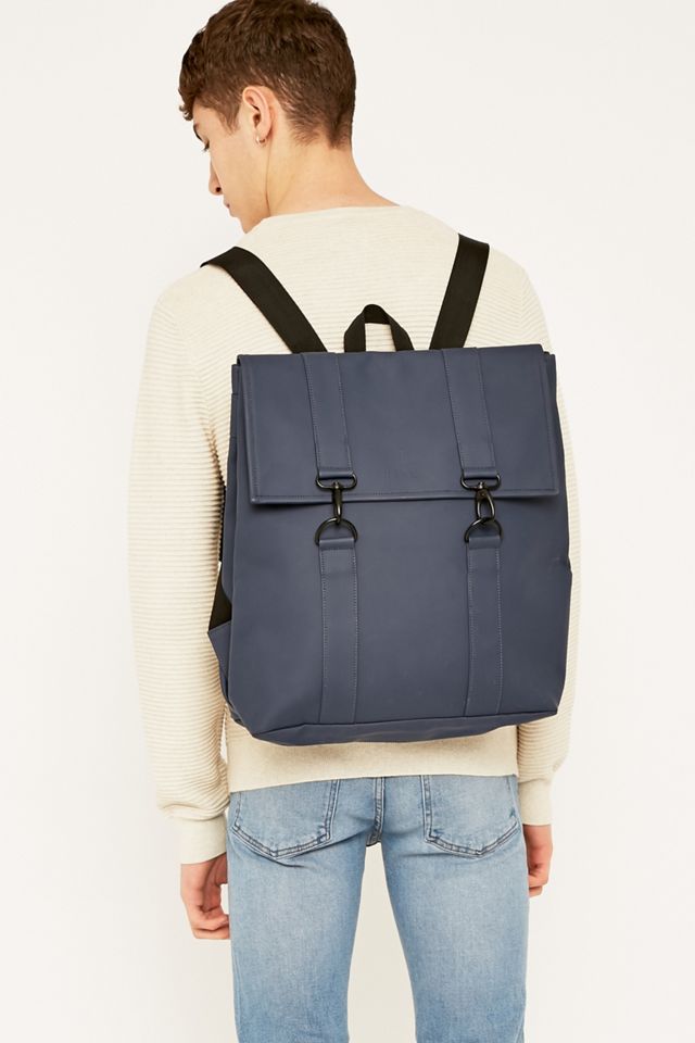 Rains Navy Messenger Backpack #4