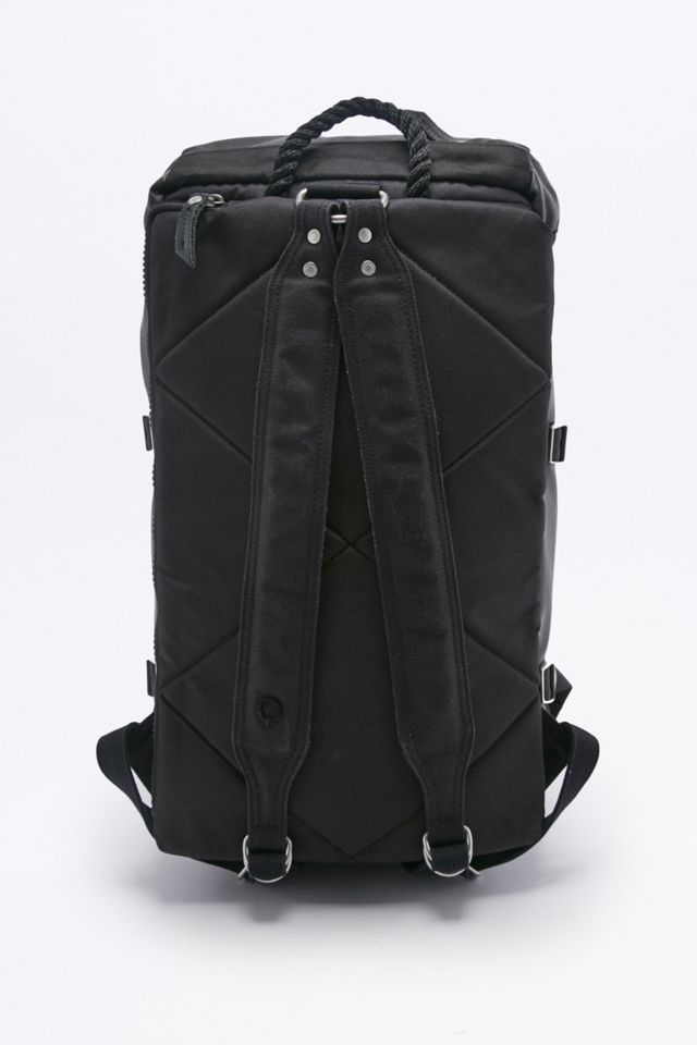 Conn Black Poly Canvas Backpack Urban Outfitters UK