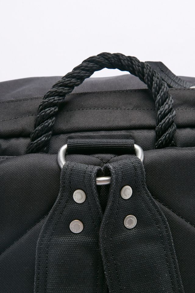 Conn Black Poly Canvas Backpack Urban Outfitters UK