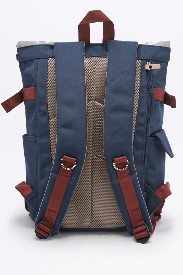 Harvest Label Navy Rolltop Backpack 2.0 | Urban Outfitters UK