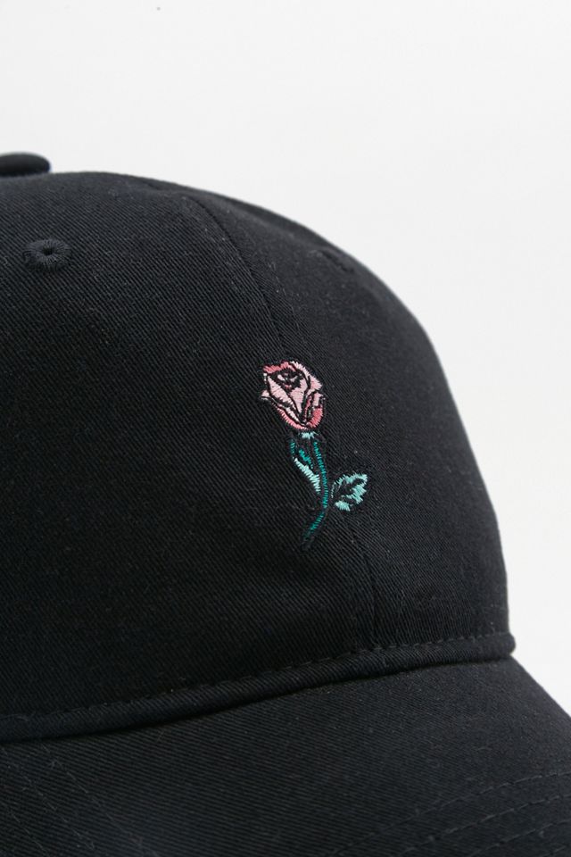 UO Rose Motif Black Cap #2