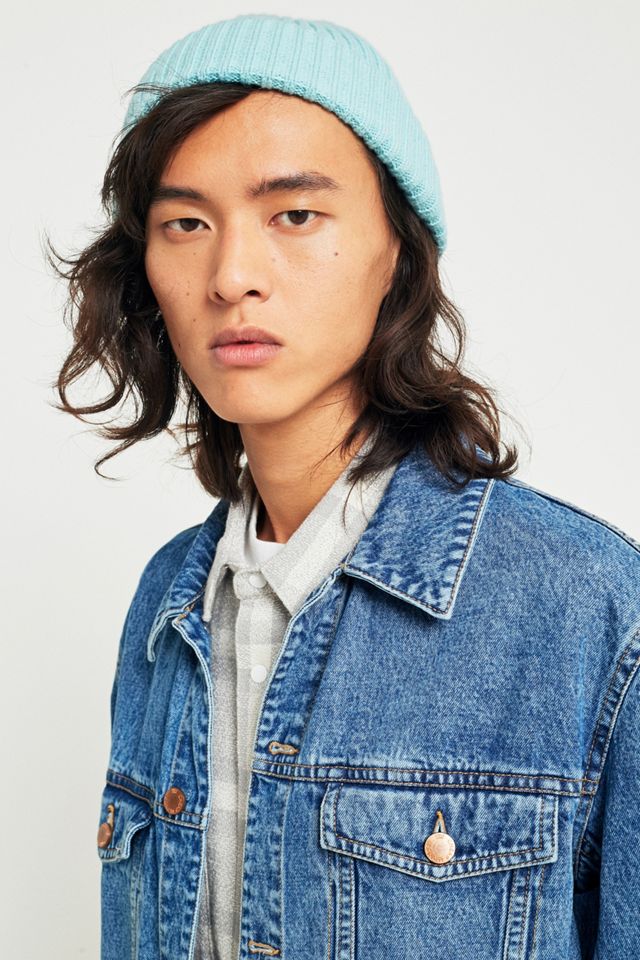 UO Mint Ribbed Beanie #1
