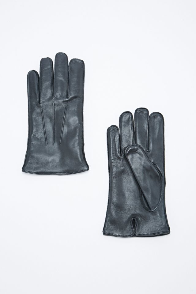 Dents Classic Leather Gloves in Black | Urban Outfitters UK
