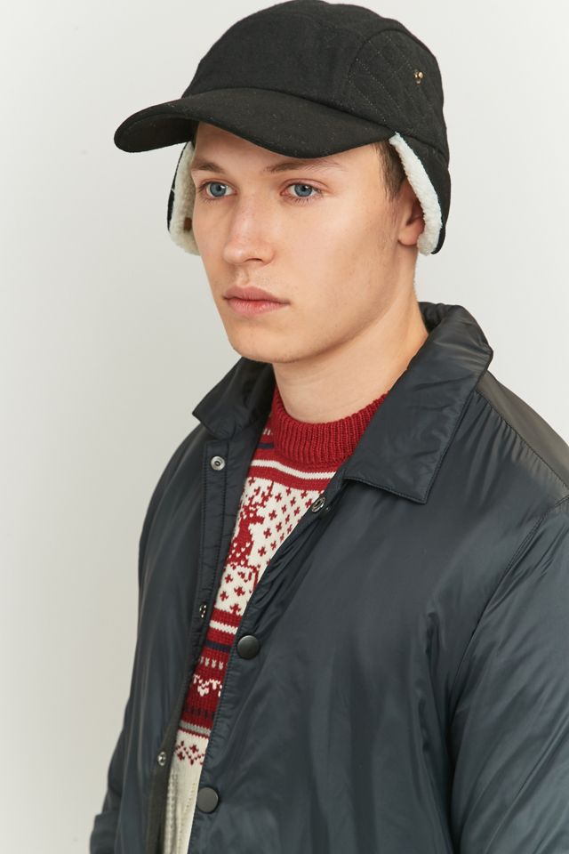 Wool Mix Earlap Flap Cap #1