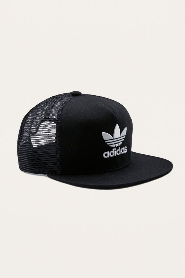 Adidas black trucker outlet hat