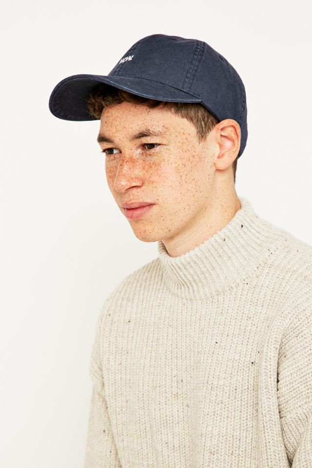 Wood Wood – Flache Cap in Marineblau #1