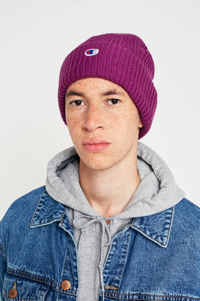 Champion Magenta Logo Beanie #1