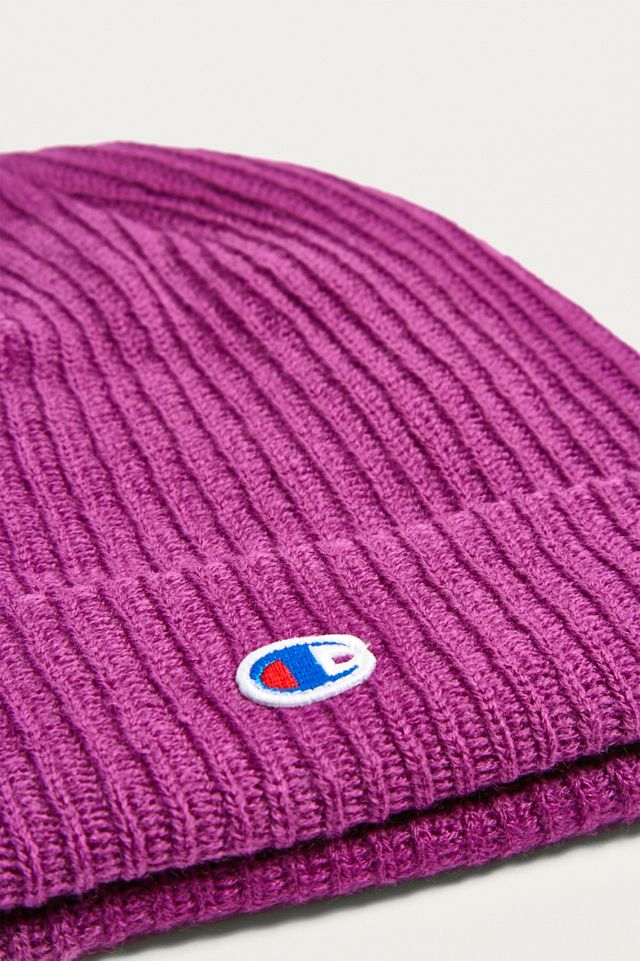 Champion Magenta Logo Beanie #2