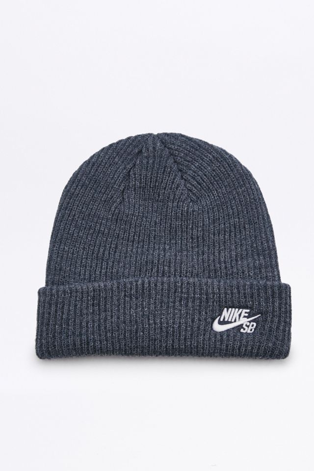 Nike SB – Beanie „Fisherman“ in Marineblau
