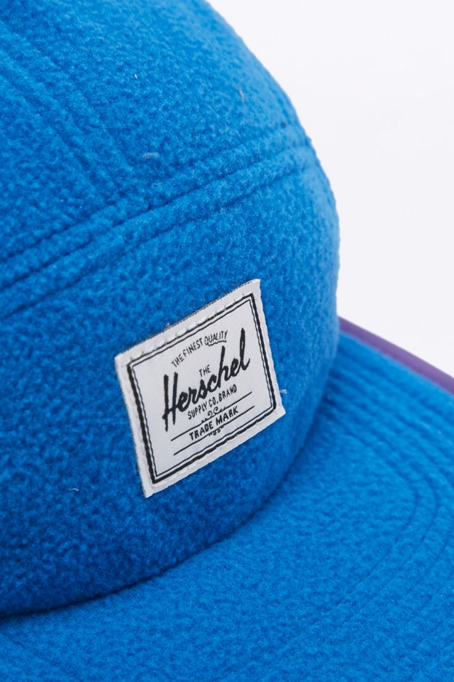 Herschel Supply co. Glendale Cobalt Fleece Classic 5 Panel Cap #2