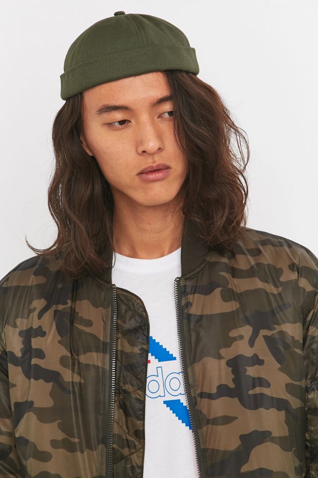 Urban Outfitters Washed Canvas Khaki Docker Hat #1