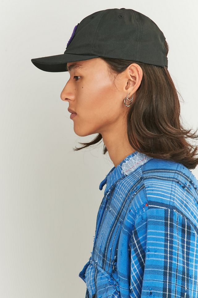 Stussy - Casquette en maille chenille avec logo losange noire #4