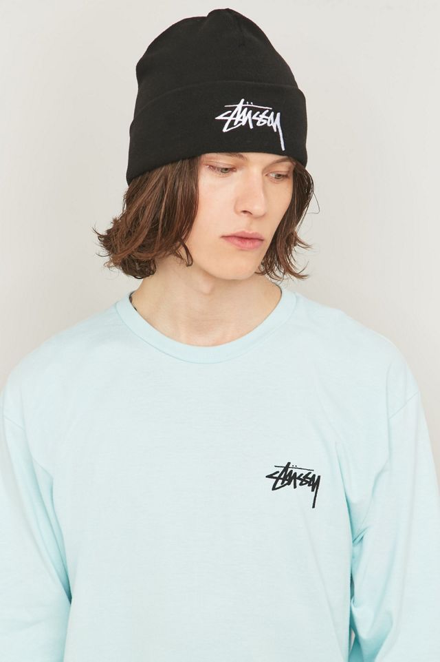 Stussy - Bonnet en polaire noir #1