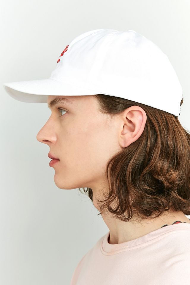 OBEY Flower White 6-Panel Cap #4