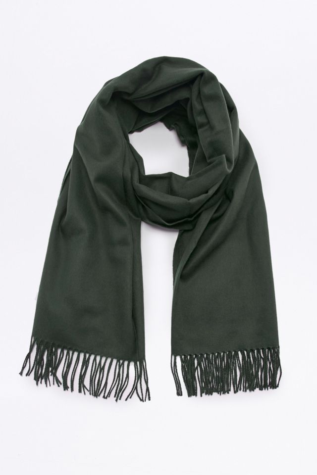 Urban Outfitters Oversized Dark Green Scarf Urban Outfitters UK