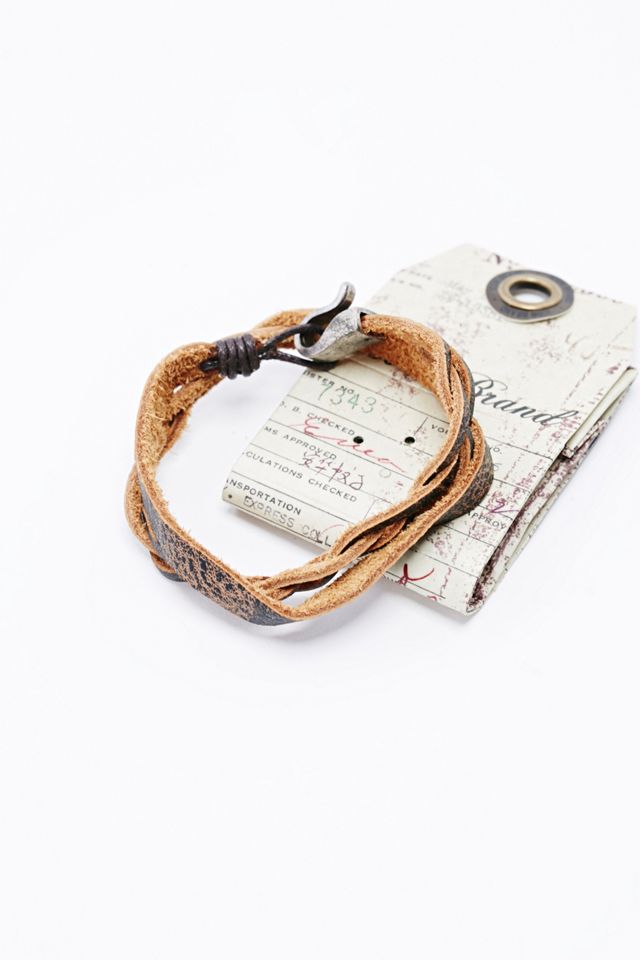 Icon Brand Amsterdam Nation Bracelet in Brown Urban Outfitters UK