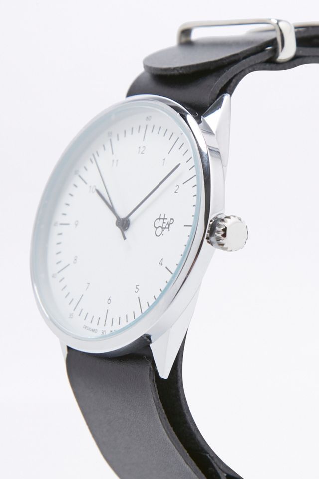 Cheapo Harold Silver Case Watch | Urban Outfitters UK