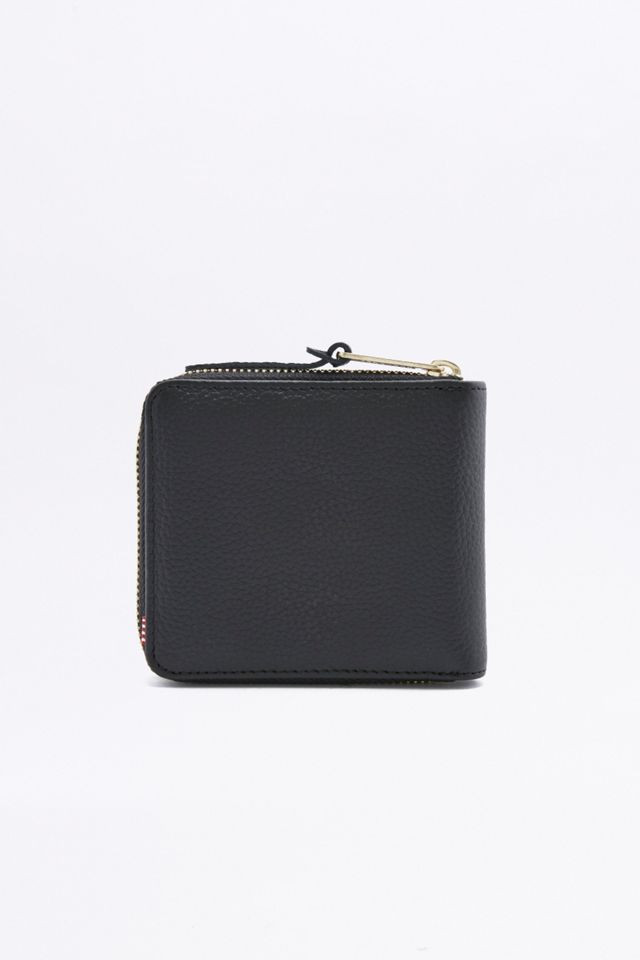Herschel Supply co. Walt Portafoglio con zip in pelle nera #2