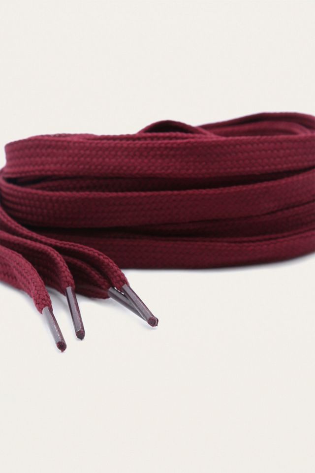 Burgundy Shoe Lace Belt