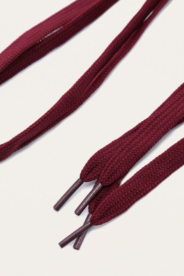 Burgundy Shoe Lace Belt #2
