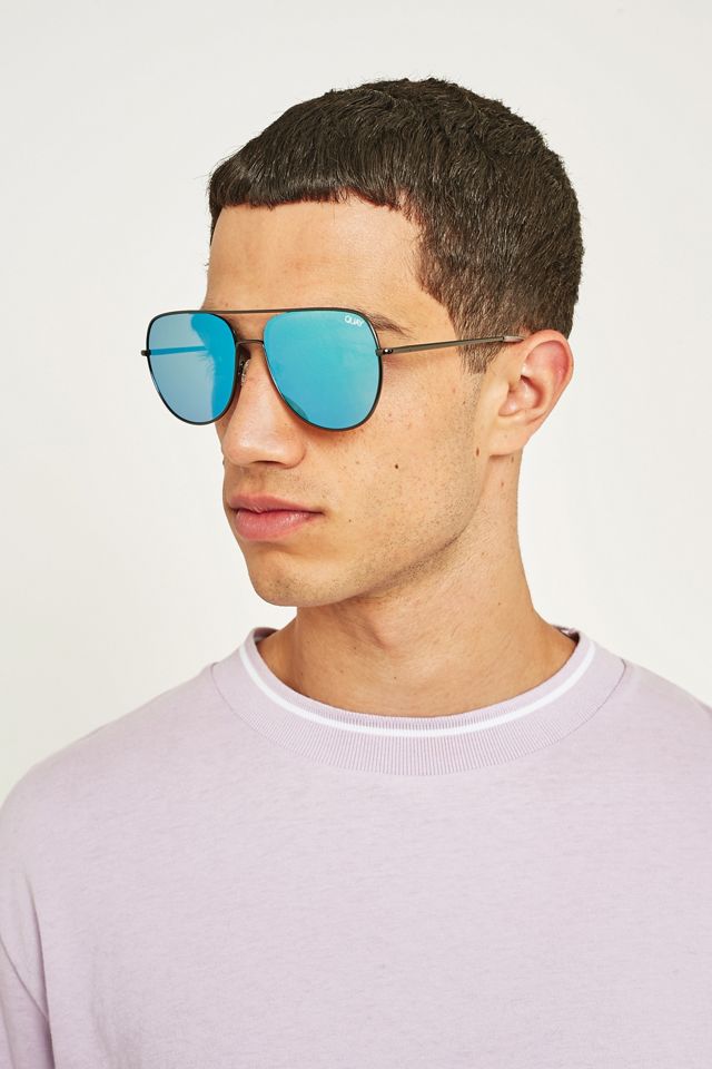 Quay Living Large Blue Lens Sunglasses #1