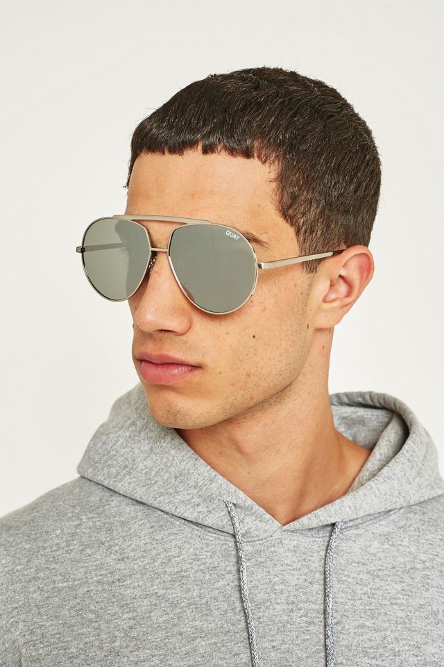 Quay Blaze Silver Sunglasses #1